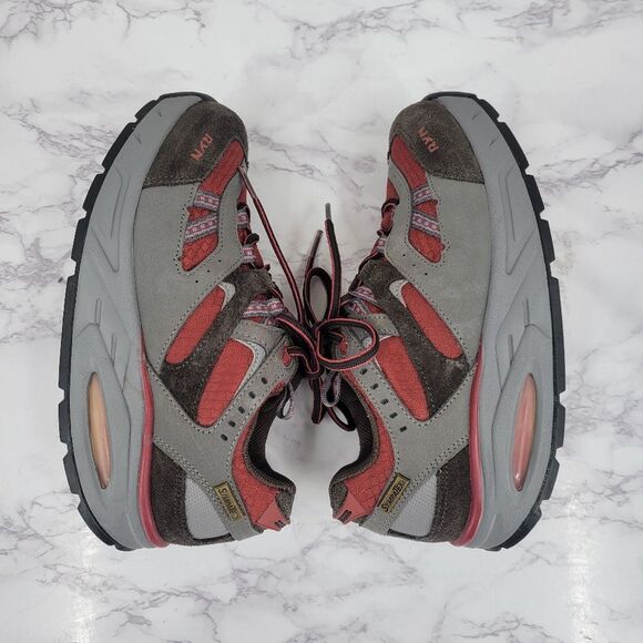 Ryn Trail Red Gray Athletic Shoe US Size 6  Korean 235  Hiking Running - Picture 9 of 14